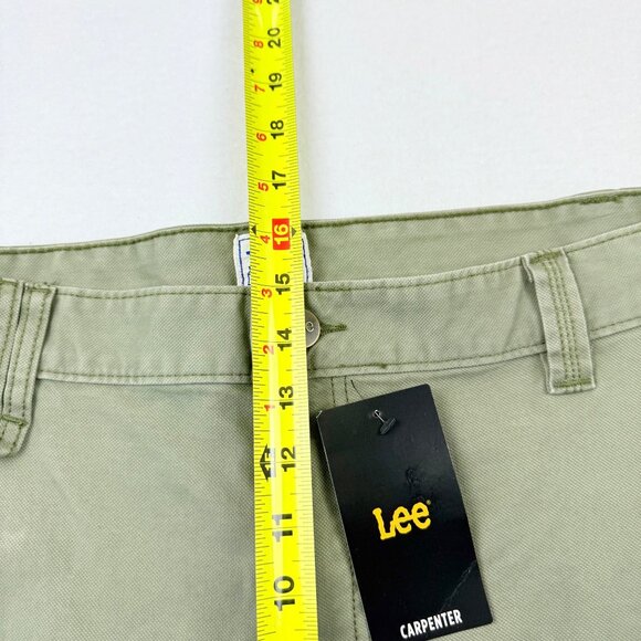 Lee Workwear Men's Muted Olive Pocket Tool Heavy Duty Carpenter Shorts Sz 44 NWT - Picture 8 of 10